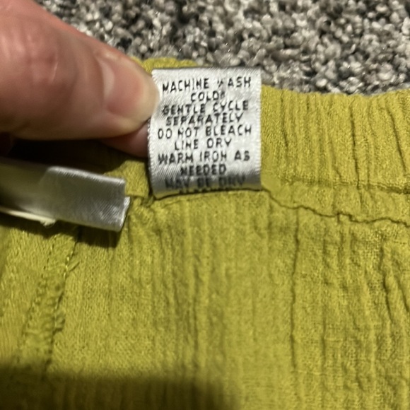 Chicos 100% Cotton Drawstring Pant - Size 1 (M/8) - Picture 6 of 8
